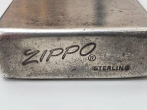 ZIPPO　STERLING　SILVER　ジッポ　銀　ライター　喫煙具　オイルライター