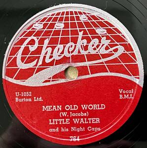 LITTLE WALTER AND HIS NIGHT CAPS CHECKER Sad Hours/ Mean Old World