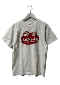 CUSHMAN クッシュマン プリント Tシャツ M ホワイト 半袖 カットソー トップス メンズ