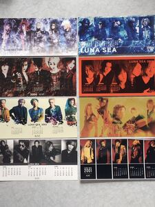 即決 LUNA SEA カレンダーカードセット ファンクラブ限定品