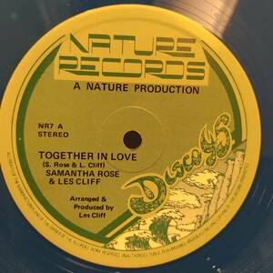 Samantha Rose & Les Cliff - John Kpiaye / Together In Love - Loving Feeling　[Nature Records - NR7]