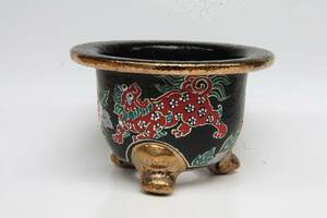 富貴蘭楽焼鉢