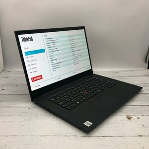 Lenovo ThinkPad P1 20TJ-S2LA12 Core i7 10875H 2.30GHz/32GB/512GB(NVMe) 〔B0432〕