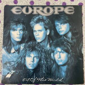 【LP】US Original◆即決◆中古■【EUROPE ヨーロッパ / Out Of This World アウトオブディスワールド】■E4415 HR HM EPIC 