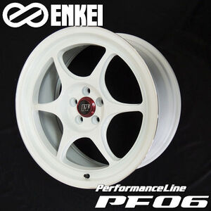 送料無料 GRヤリス ENKEI PF06 マシニングホワイト 8.5J +35 5H-114.3 225/40R18 ヨコハマ タイヤ 国産軽量ホイール4本セット