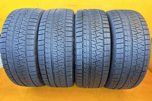 森商会 冬No. 026佐賀発 送料無料! 4本set 235/55R17 99Q M+S ICEASIMMETRICO TUDLESS 2019 7mm PIRELLI MAXX スタッドレス