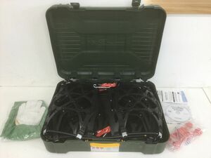 ●営HS384-120【未使用保管品】CAR MATE クイックイージー 非金属タイヤチェーン バイアスロンQE12 タイヤチェーン/説明書 付属品箱付きt