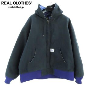 ☆Needles/ニードルス Zipped Work Hoody - 11oz Cotton Oxford/ジップワークフーディ ダメージ加工 PU193 M /060