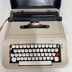 olivetti オリベッティ タイプライター LETTERA 34 レトロ アンティーク ヴィンテージ コレクション ジャンク品　動作未確認 712