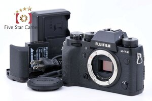 【中古】FUJIFILM 富士フイルム X-T2 ブラック ミラーレス一眼カメラ シャッター回数僅少