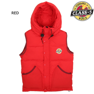 CLASS-5 Hike Down Vest クラスファイブ ハイク ダウンベスト RED L