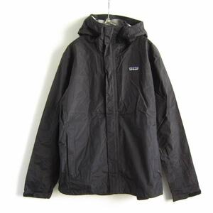 【訳あり】2012年製 パタゴニア レントシェル ジャケット 黒【L】ナイロンジャケット メンズ 古着 キャンプ PATAGONIA D142-18-0061