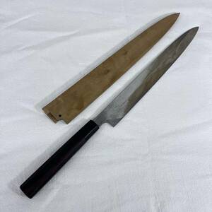 管C1 和包丁 仙水國行 本焼き 全長49cm 刃渡り32cm 料理包丁 高級包丁 重量 274g