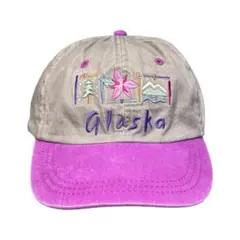 USA スーベニア CAP 6パネルキャップ ALASKA レアカラー古着