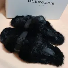 未使用品●CLERGERIE●ファースリッポンサイズ39