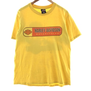 古着 00年代 ハーレーダビッドソン Harley-Davidson モーターサイクル バイクTシャツ USA製 メンズL /eaa382896