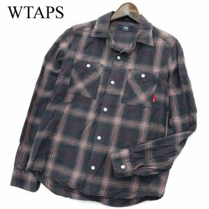 WTAPS ダブルタップス 【SPEC 201-205】 通年 長袖 チェック シャツ Sz.S　メンズ 日本製　A3T09070_7#C