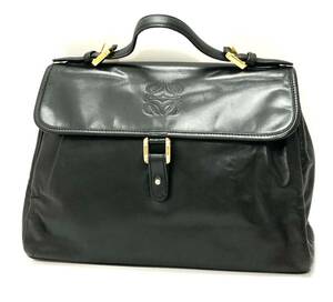 ロエベ　ヴィンテージ　ナッパレザー　黒色系　LOEWE バッグ　18684506