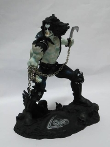 現在入手困難■Lobo LIMITED EDITION Mini Statue アメコミ　(1997) 5000個限定　DC COMICS COLD CAST