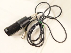 Y36★audio-technica/AT2020/コンデンサーマイク/マイクロフォン/黒/ブラック/オーディオテクニカ/送料590円～