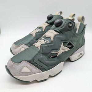 Reebok リーボック インスタポンプフューリー スニーカー 28cm グリーン J98377 ストリート 完売モデル クリーニング済み