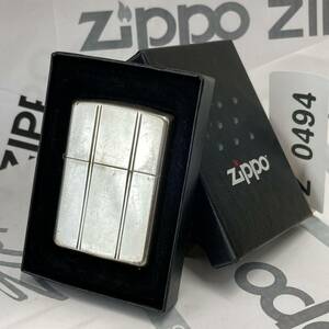 1000円スタート ZIPPO ARMOR 美商品 アーマー LIMITED №0094 化粧箱有り オイルライター ジッポー 02年製 Z0494