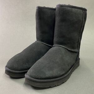 ○a12 UGG australia アグオーストラリア CLASSIC SHORT S/N5800 クラシックショート ムートンブーツ ショートブーツ 30cm メンズ 男性用