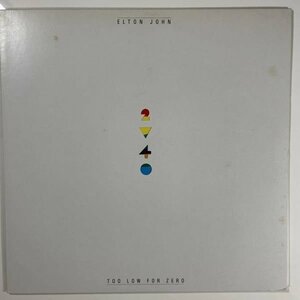 8895 ★美盤 ELTON JOHN/TOO LOW FOR ZERO *ライナーノーツ無