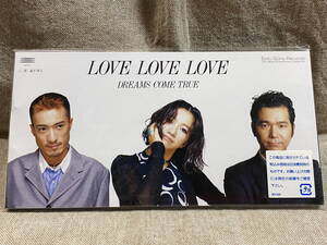 8cmシングル 日本盤 DREAMS COME TRUE 「LOVE LOVE LOVE」 ESDB3590 廃盤 レア盤