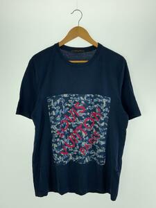 LOUIS VUITTON◆Tシャツ/XXL/コットン/NVY/RM141M H5JR07JEZ