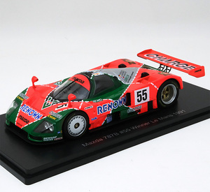 SPARK スパーク 1/43 MAZDA 787B / 1991 ル・マン優勝車 #55　マツダ・ロータリー　アシェット ル・マン24時間 コレクション　生写真8枚付