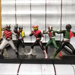 仮面ライダーフィギュア HDシリーズ5点セット.仮面ライダーキバ