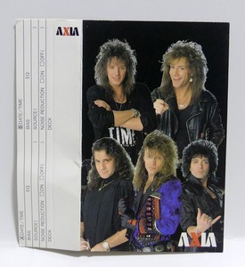 ボン・ジョヴィ AXIA カセットテープ インデックス■Bon Jovi/アクシア