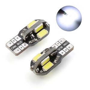 【送料無料 定形外　10個】在庫限り！ Spring クリアランスランプ T10 W5W 168 194 8SMD 車内灯 ポジションラン