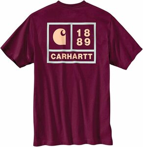 送料無料！即決 Carhartt カーハート 1889 グラフィック Tシャツ PORT　M