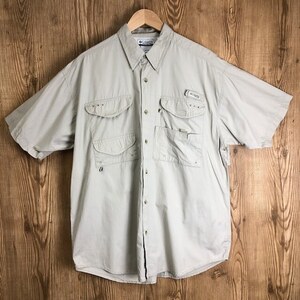 90s VINTAGE Columbia 半袖シャツ PFG フィッシングシャツ メンズ Mサイズ 90年代 コロンビア ヴィンテージ アウトドア 古着 e24052305