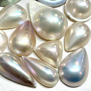 〔マベパールおまとめ〕m 32g/160ct pearl パール 半円真珠 ジュエリー jewelry Pearl 裸石 宝石　