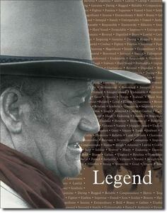 John Wayne Legend ★ Tin Signs（ブリキ看板）【並行輸入品】