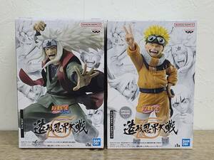 084-E10) 未開封品 NARUTO-ナルト- BANPRESTO FIGURE COLOSSEUM 造形忍界大戦 フィギュア 2種セット ナルト 自来也 バンプレスト