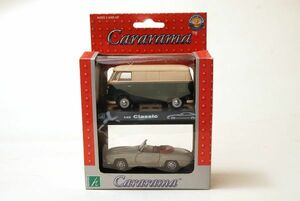 hongwell Cararama Volkswagen Type 2 Mercedes Benz 190SL1/43 未使用 未開封 フォルクスワーゲン タイプ2 ベンツSL