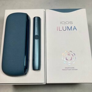 01.5216 売り切り◎ほぼ未使用◎!iQOS イルマ アズールブルー 本体 通電確認済 アイコス 電子タバコ 加熱式タバコ