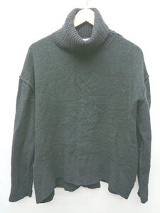 ◇ JOURNAL STANDARD ジャーナルスタンダード カシミア　タートルネック 長袖 ニット サイズF ブラック レディース P