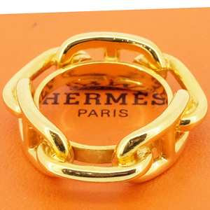 HERMES エルメス シェーヌダンクル スカーフリング GP ゴールド レディース スカーフ留め