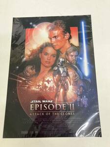 ★T★STAR WARS EPISODEⅡ　ATACK OF THE CLONES　スターウォーズエピソードⅡ　【未使用　長期保管品】ポスター