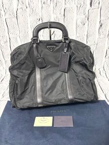 【売り切り】PRADA プラダ ボストンバッグ VIAGGIO NERO V127 3875-5 