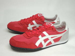 即決!定番! Onitsuka Tiger SERRANO 赤系×白/灰 25cm TH109L / オニツカタイガー アシックス セラーノ asics