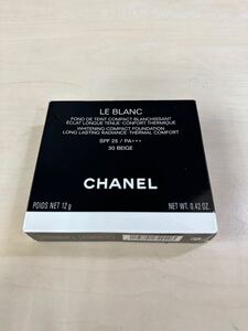 CHANEL シャネル ル ブラン コンパクト ラデュアンス 30 ベージュ ファンデーション