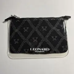 レオナール　LEONARD FASHION 黒 ポーチ　ノベルティ　未使用