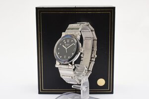 箱付き モバード ビジオ デイト ラウンド シルバー クォーツ メンズ 腕時計 MOVADO