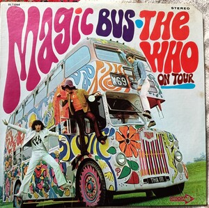 usLP THE WHO // MAGIC BUS 1968年発売 オリジナル スリ―ブ右上コ―ナ―にcutあり マトNo 7―11670 4 7―11670 5 